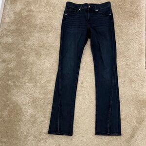 Express | Sky Scraper Dark Blue Women's Jeans